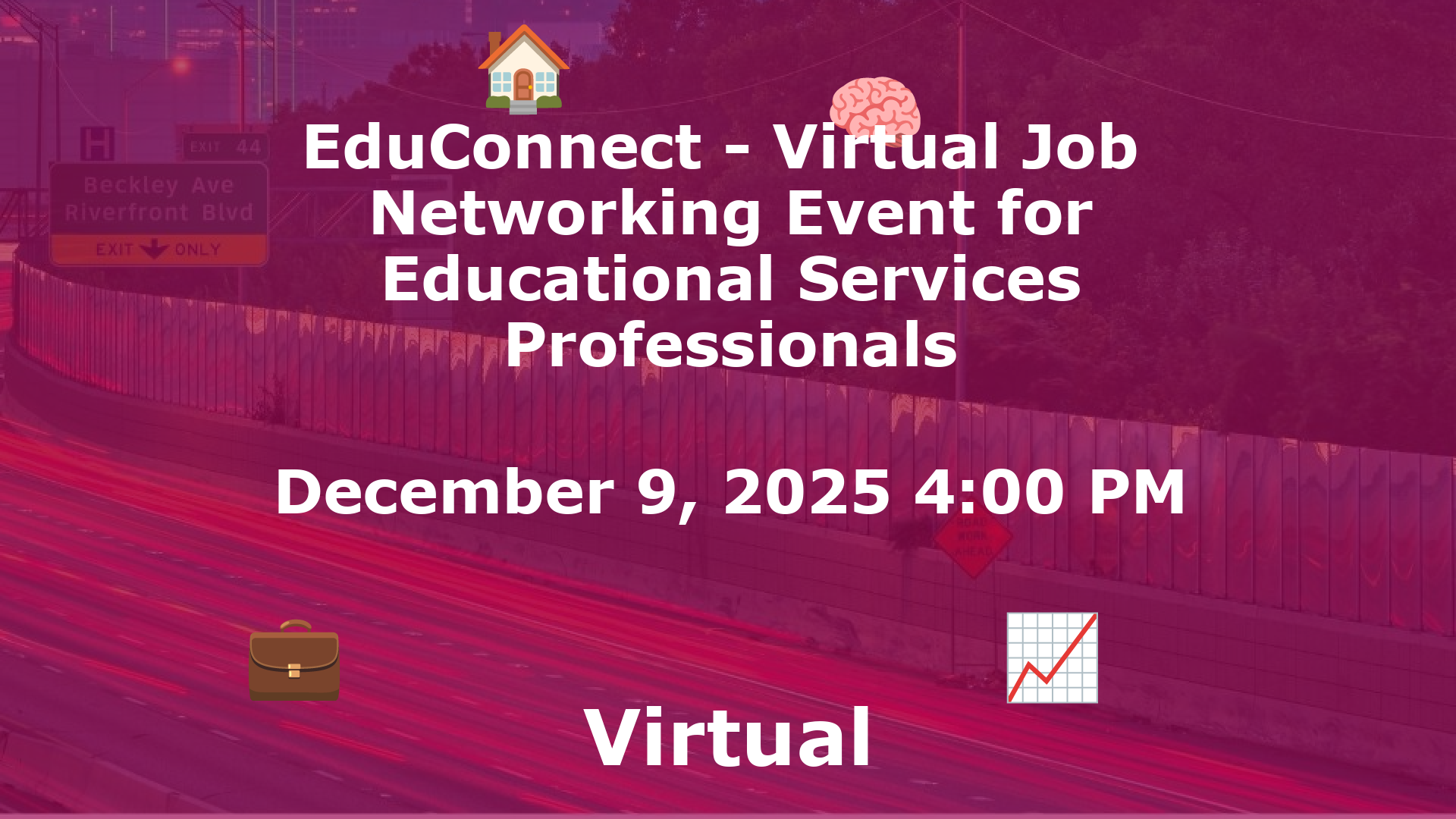 EduConnect - Virtual Job  Networking Event for Educational Services Professionals event image